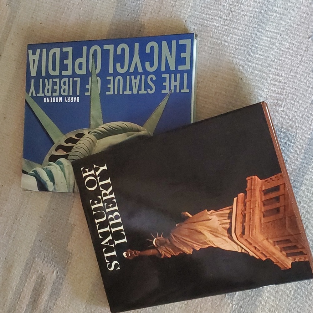2 Books of Statue of Liberty ( Hard Covers)